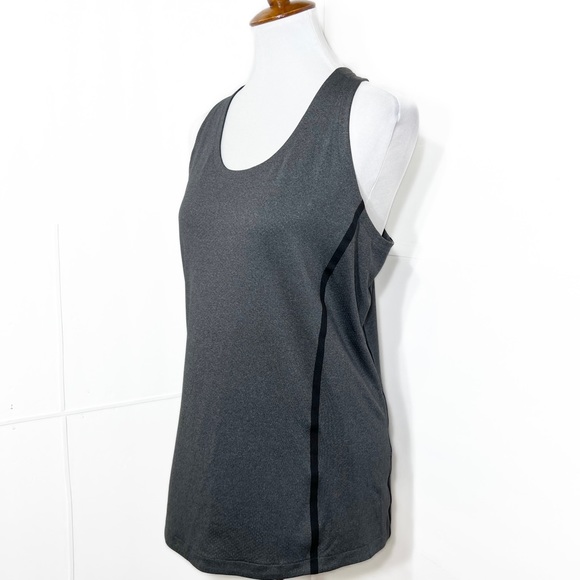 The North Face Gray Racerback Dry Fit Knit Athletic Tank Top - Picture 2 of 8